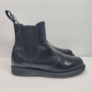 Dr. Martens Flora Smooth Chelsea Women's Black Boots US Size 6
